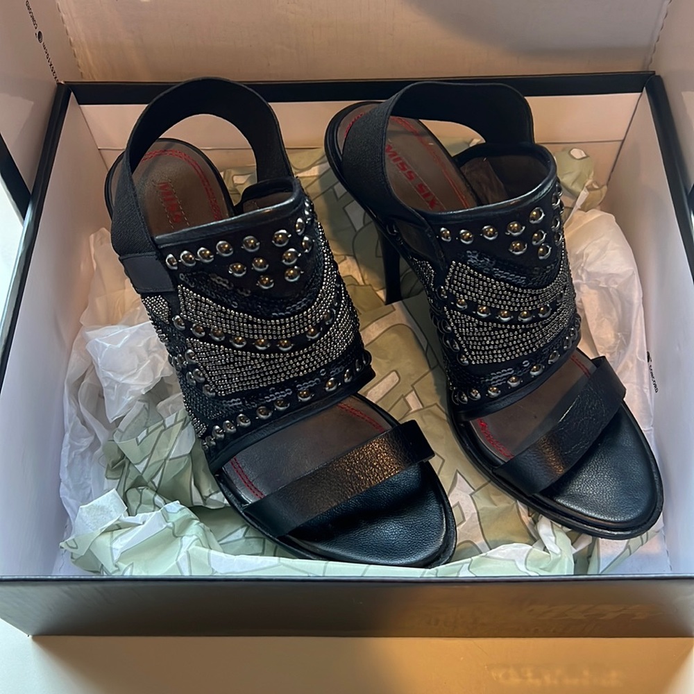 Miss Sixty stiletto sandals size 7
